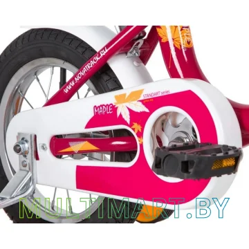 Детский велосипед Novatrack Maple 124MAPLE.RD9 (красный/белый, 2019) картинка 5